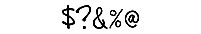 AndrewScript Font OTHER CHARS