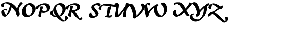 Andrij Script Cyrillic Black Font UPPERCASE