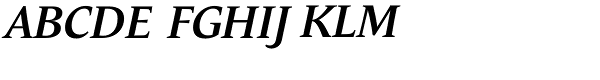Andulka Book UCF Bold Italic Font UPPERCASE