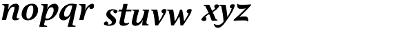 Andulka Text UCF Bold Italic Font LOWERCASE