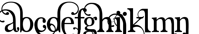 Angelic Serif Font UPPERCASE