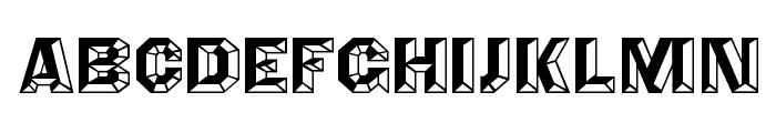 Angles Octagon Font LOWERCASE