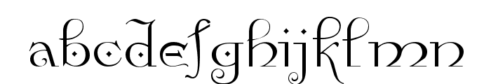 Anglican Regular Font LOWERCASE