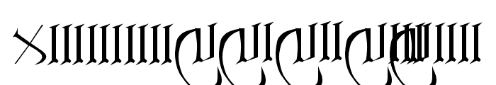 Anglo Sax Plain Font OTHER CHARS
