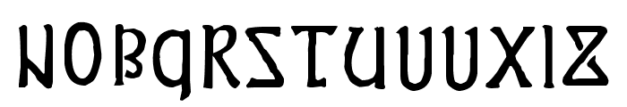 Anglo-Saxon Project Font UPPERCASE