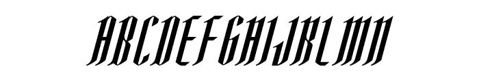 AngloYsgarth Italic Font UPPERCASE
