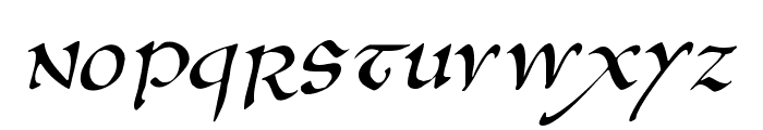 AnglosaxOblique Font UPPERCASE