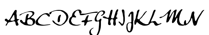 Anke Calligraphic FG Font UPPERCASE