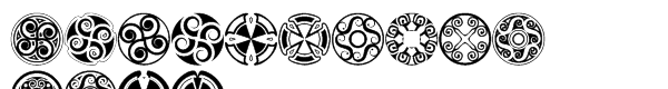 Ann's Roundabouts QuadrOs Font LOWERCASE