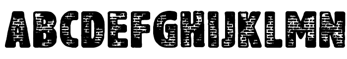 Another Brick Font UPPERCASE