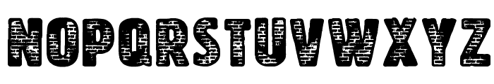 Another Brick Font UPPERCASE