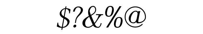 AntPoltLt-Italic Font OTHER CHARS