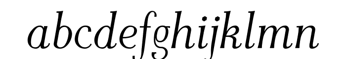 AntPoltLtCond-Italic Font LOWERCASE