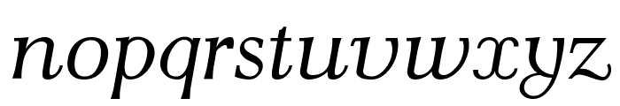 AntPoltLtSemiExpd-Italic Font LOWERCASE