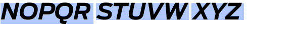 Antenna Bold Italic Font UPPERCASE
