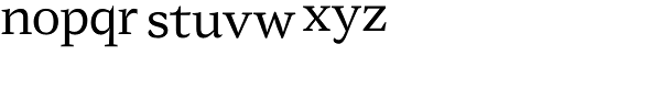 AntiQuasi Font LOWERCASE