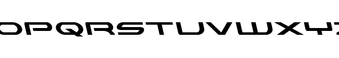Antietam Leftalic Font LOWERCASE