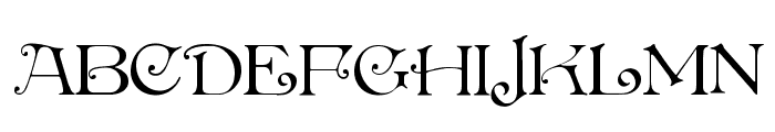 Antikvar Roman Font UPPERCASE