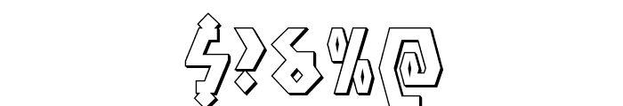 Antikythera 3D Regular Font OTHER CHARS