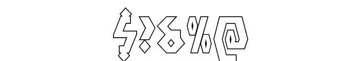 Antikythera Outline Regular Font OTHER CHARS