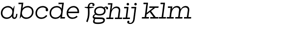 Antique Central Italic Font LOWERCASE