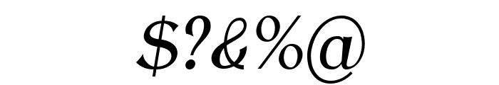 AntykwaTorunskaCond-Italic Font OTHER CHARS