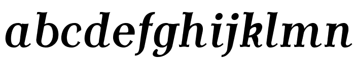 AntykwaTorunskaCondMed-Italic Font LOWERCASE