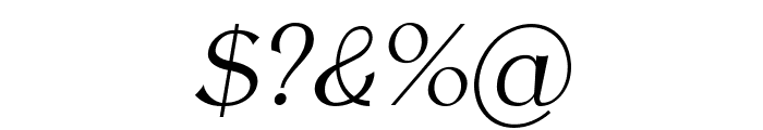 AntykwaTorunskaLight-Italic Font OTHER CHARS