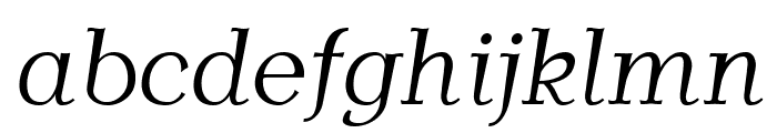 AntykwaTorunskaLight-Italic Font LOWERCASE