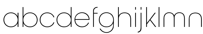 Aovel Neo Ultralight Font LOWERCASE