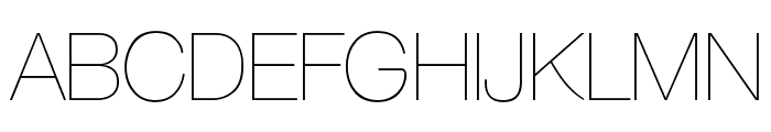 AovelSans-Light Font UPPERCASE