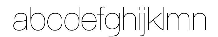 AovelSans-Light Font LOWERCASE