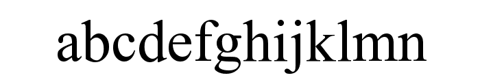 Aparajita Font LOWERCASE