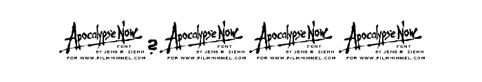 Apocalypse-Now Font OTHER CHARS