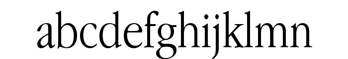 Apple Garamond Light Font LOWERCASE