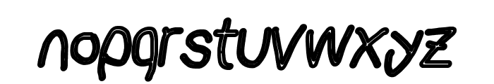 AppleStorm Chalkboard Italic Font LOWERCASE