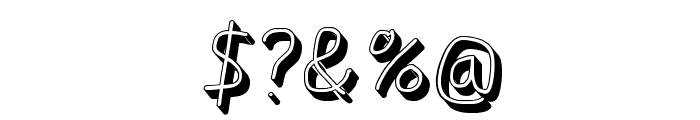 AppleStorm Shadow Regular Italic Font OTHER CHARS