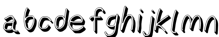 AppleStorm Shadow Regular Italic Font LOWERCASE