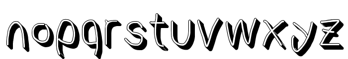 AppleStorm Shadow Regular Font LOWERCASE