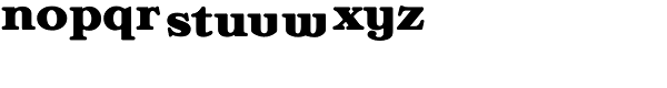 Appleyard RR Bold Font LOWERCASE
