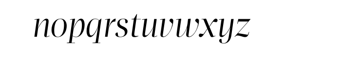 Apud Display Roman Italic OT Font LOWERCASE