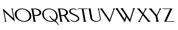 Aquaduct Reverse Italic Font UPPERCASE