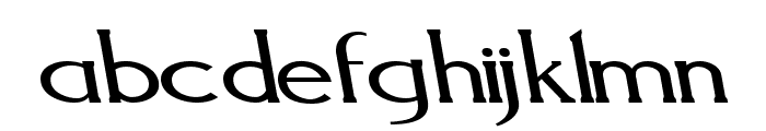Aquaduct Reverse Italic Font LOWERCASE