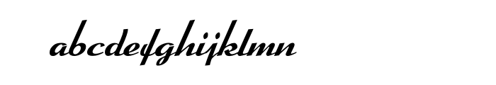Arabella Medium Pro Font LOWERCASE