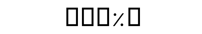 Arabic Style II Font OTHER CHARS