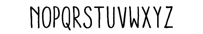 Aracne Condensed Regular Font LOWERCASE