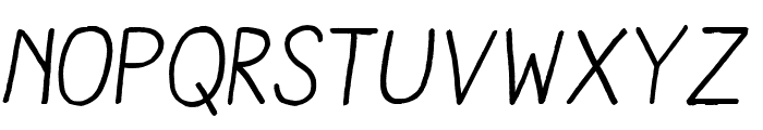 Aracne Regular Italic Font LOWERCASE