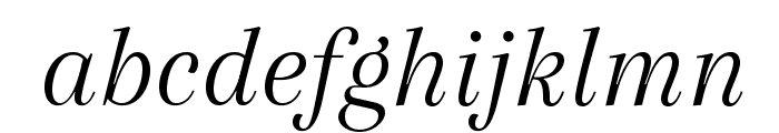 Arapey-Italic Font LOWERCASE