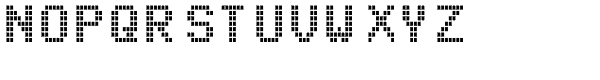 Arcade2003 Narrow Font UPPERCASE