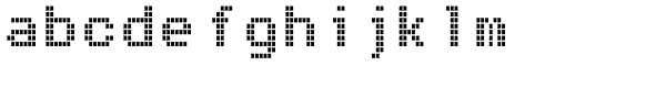 Arcade2003 Narrow Font LOWERCASE